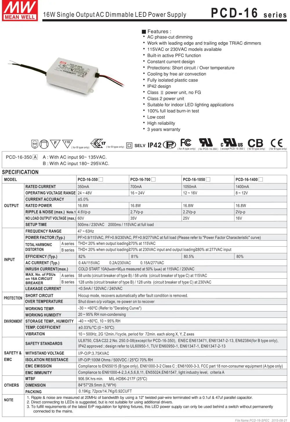 PCD-16 Series-2