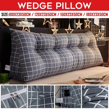 4 Size Bathroom Bed Sofa Large Backrest Cushion Waist Cushion Bed Long Triangle Headrest Pillowcase Couple Pillow Modern Decor
4 Size Bathroom Bed Sofa Large Backrest Cushion Waist Cushion Bed Long Triangle Headrest Pillowcase Couple Pillow Modern Decor
