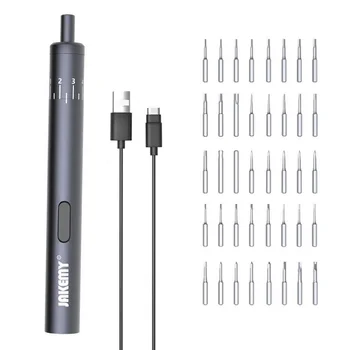 42pc Precision electric screwdriver with adjustable torque Rechargeable lithium battery Type-C charging port 40bit for repairing 
42pc Precision electric screwdriver with adjustable torque Rechargeable lithium battery Type-C charging port 40bit for repairing