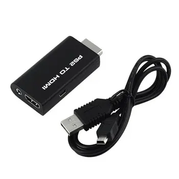 NEW for PS2 to HDMI Cable Converter Adapter with Audio Output Tool for Sony PS2 Black Color Durable Useful
NEW for PS2 to HDMI Cable Converter Adapter with Audio Output Tool for Sony PS2 Black Color Durable Useful