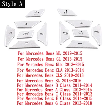 For Mercedes Benz A B C E G V Class ML GL GLK GLA CLA CLS SL W204 W205 X204Car Steering Wheel Button Patch Protection Patch Trim
For Mercedes Benz A B C E G V Class ML GL GLK GLA CLA CLS SL W204 W205 X204Car Steering Wheel Button Patch Protection Patch Trim