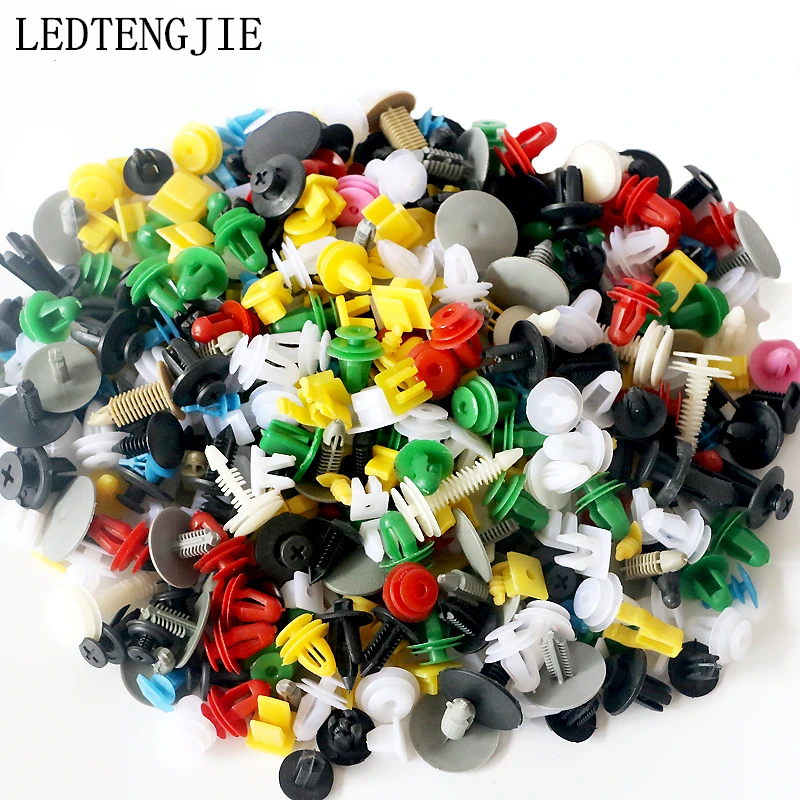 

500PCS Universal Mixed Fasteners Door Trim Panel Auto Bumper Rivet Car Clips Retainer Push Engine Cover Fender Fastener Clips