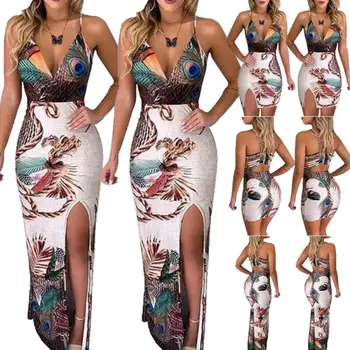 Sexy Ladies Fashion Women's Sleeveless Bodycon Dress Evening Party Cocktail Club Long Mini Sundress 
Sexy Ladies Fashion Women's Sleeveless Bodycon Dress Evening Party Cocktail Club Long Mini Sundress