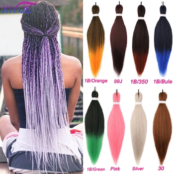XIYUE 26 Inches Pre Stretched Braiding Hair Synthetic Hair Extensions Professional Low Temperature Fiber Free Shiping
XIYUE 26 Inches Pre Stretched Braiding Hair Synthetic Hair Extensions Professional Low Temperature Fiber Free Shiping