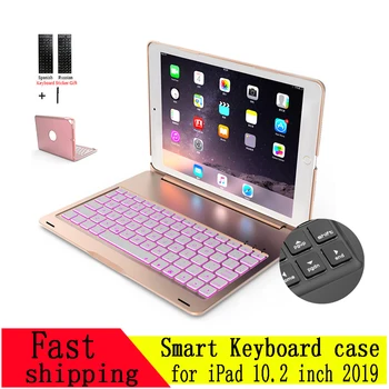 Tablet Keyboard Case for IPad 10.2 2019 BackLight Wireless Bluetooth Keyboard Case Tablet Aluminum Alloy Stand Cover Metal Hard
Tablet Keyboard Case for IPad 10.2 2019 BackLight Wireless Bluetooth Keyboard Case Tablet Aluminum Alloy Stand Cover Metal Hard