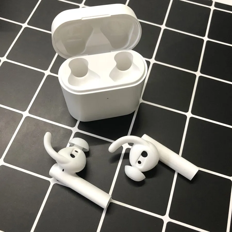 2 пары силиконовых вкладышей для Xiaomi Airdots Pro Air TWS чехол наушников крючок