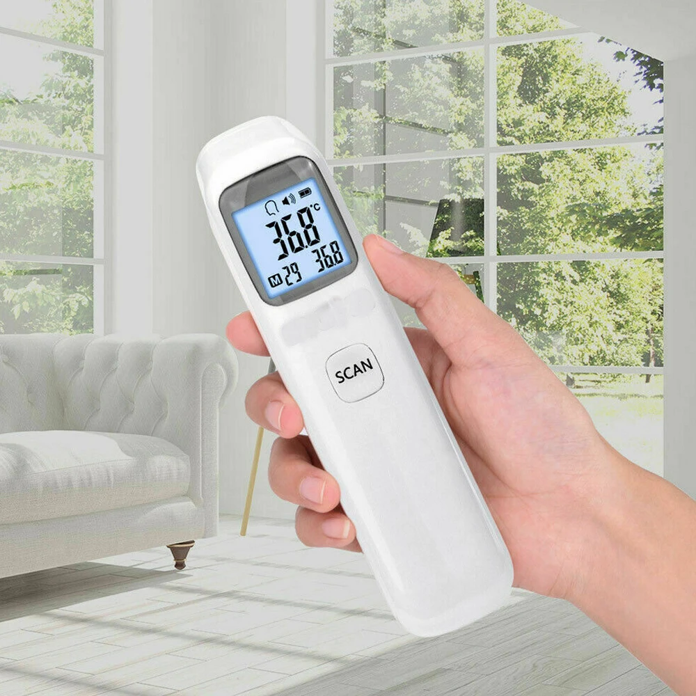 PUDCOCO Electronic Temperature Thermometer Non-touch LCD Digital IR Infrared Thermometer Forehead Temperature Meter
PUDCOCO Electronic Temperature Thermometer Non-touch LCD Digital IR Infrared Thermometer Forehead Temperature Meter