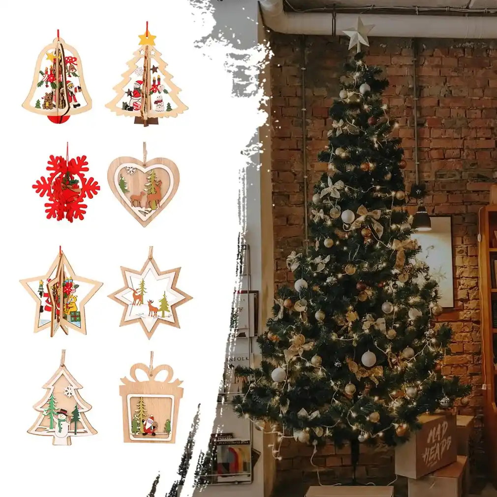 festival pendants christmas tree ornaments diy gifts window