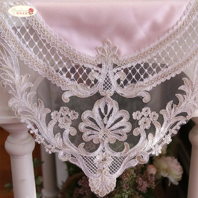Proud Rose Lace Side Table Runner Princess Style Dressing Table Decoration Cover Towel Coffee Table Entrance Tableclo
Proud Rose Lace Side Table Runner Princess Style Dressing Table Decoration Cover Towel Coffee Table Entrance Tableclo