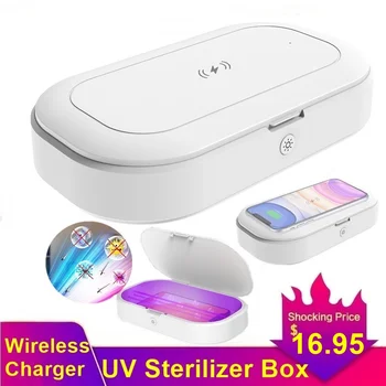 Tongdaytech 2 IN 1 UV Sterilizer Box Fast Qi Wireless Charger For Iphone 11 Pro Max Samsung Cargador Portable Disinfection Box
Tongdaytech 2 IN 1 UV Sterilizer Box Fast Qi Wireless Charger For Iphone 11 Pro Max Samsung Cargador Portable Disinfection Box