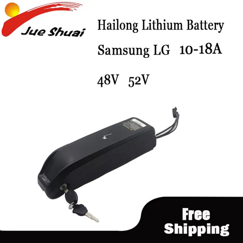 Hailong Electric Bike Battery 48V 52V with Charger Free Shipping Ebike Lithium Battery Electric Bike LG SamSung Kettle Battery
Hailong Electric Bike Battery 48V 52V with Charger Free Shipping Ebike Lithium Battery Electric Bike LG SamSung Kettle Battery