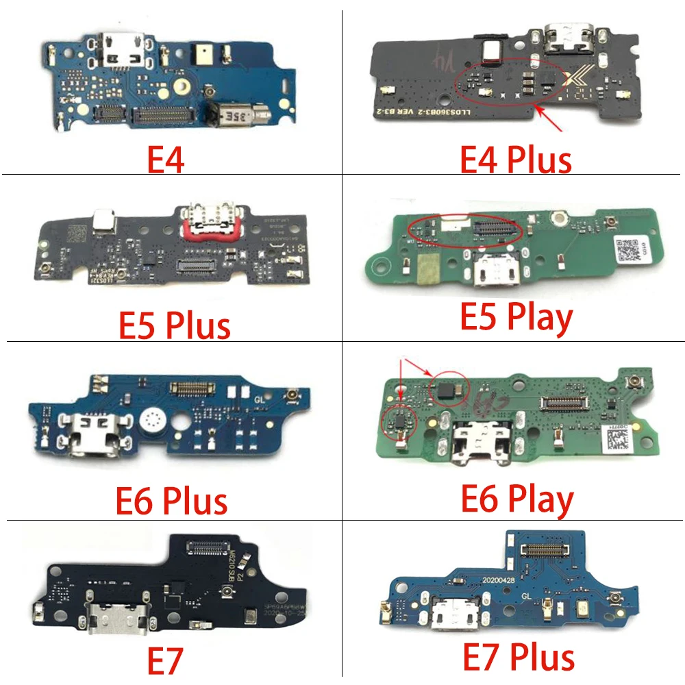 

USB Charging Port Dock Charger Plug Connector Board Flex Cable For Motorola Moto E4 E5 E6 E7 Plus Play