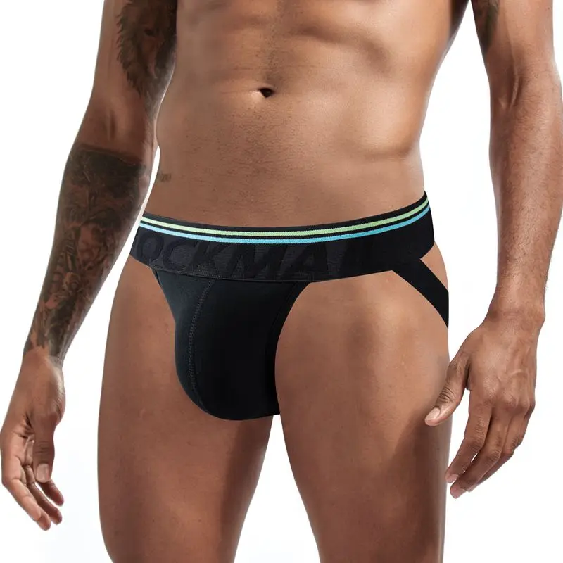 Jockmail-Sous-vêtements Jockstrap pour hommes, Supporters athlétiques, Coton, Noir, Blanc, Taille basse, Performance commandée, dehors, Gym, Poudres U convexe Jockmail-Sous-vêtements Jockstrap pour hommes, Supporters athlétiques, Coton, Noir, Blanc, Taille basse, Performance commandée, dehors, Gym, Poudres U convexe