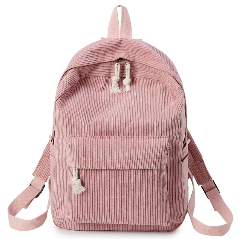 Miyahouse Preppy Style Soft Fabric Backpack Female Corduroy Design School Backpack For Teenage Girls Striped Backpack Women
Miyahouse Preppy Style Soft Fabric Backpack Female Corduroy Design School Backpack For Teenage Girls Striped Backpack Women