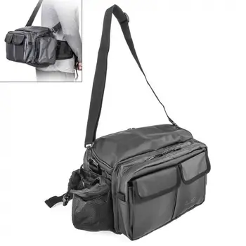 Multifunctional IPX4 Waterproof Fabric Fishing Bag 11L Large Capacity Waist Shoulder Messenger Fishing Tackle Reel Lure Bag 
Multifunctional IPX4 Waterproof Fabric Fishing Bag 11L Large Capacity Waist Shoulder Messenger Fishing Tackle Reel Lure Bag