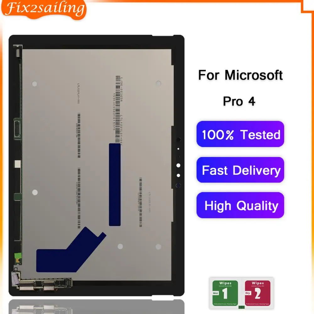 For Microsoft Surface Pro 4 1724 LCD Display Touch Screen Digitizer Assembly 12.3'' for Microsoft Pro 4 LCD Replacement
For Microsoft Surface Pro 4 1724 LCD Display Touch Screen Digitizer Assembly 12.3'' for Microsoft Pro 4 LCD Replacement