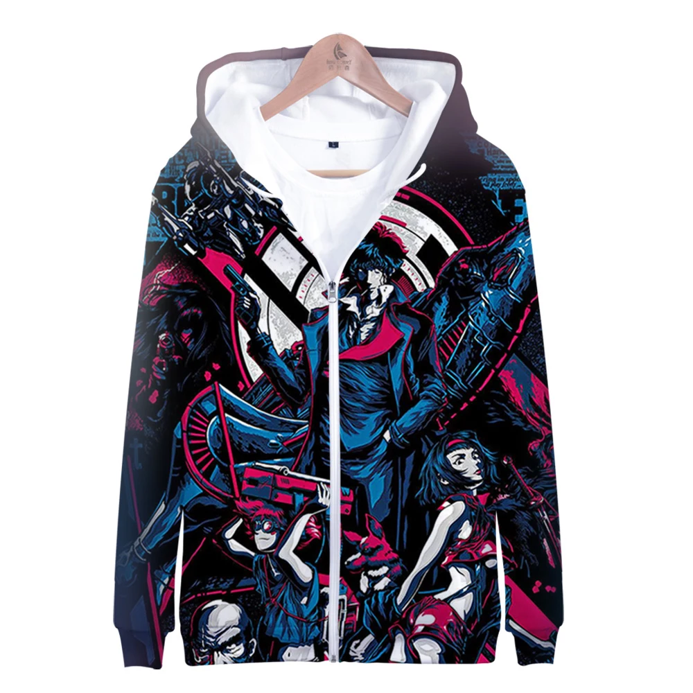 Cowboy Bebop 3D print autumn and winter Holiday passionate style Men/Women casual Youthful Kawaii Zip hooded
Cowboy Bebop 3D print autumn and winter Holiday passionate style Men/Women casual Youthful Kawaii Zip hooded