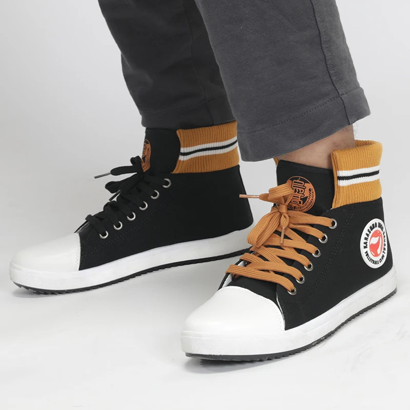 Anime Haikyu!! Cosplay Shoes Hinata Shoyo Cosplay Canvas Shoes Halloween Carnival Party Daily Leisure Shoes Anime Haikyu!! Cosplay Shoes Hinata Shoyo Cosplay Canvas Shoes Halloween Carnival Party Daily Leisure Shoes