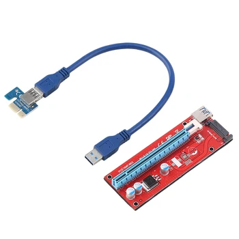 PCIE Express 1X to 16X Extender Riser Card Cable 15 PIN Adapter Converter Extender With 0.6M USB3.0 Cable
PCIE Express 1X to 16X Extender Riser Card Cable 15 PIN Adapter Converter Extender With 0.6M USB3.0 Cable