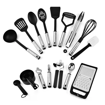 24pcs Kitchen Utensils Set Non-Stick Heat-Resistant Nylon Stainless Steel Cooking Utensils
24pcs Kitchen Utensils Set Non-Stick Heat-Resistant Nylon Stainless Steel Cooking Utensils