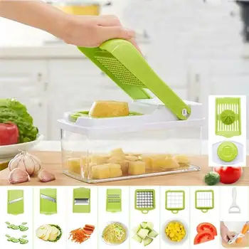 12 Parts Vegetable Cutter Julienne Cutter Multi-functional Slicer Kitchen Multi Cutter Fruits Potato Tool Carrot Grater
12 Parts Vegetable Cutter Julienne Cutter Multi-functional Slicer Kitchen Multi Cutter Fruits Potato Tool Carrot Grater