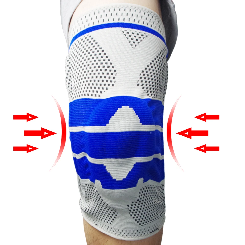 Silicone Compression Knee Support Brace Silicone Compression Knee Support Brace