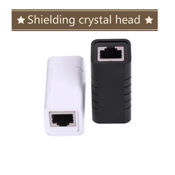 RJ45 Network Shield Straight-Through Network Cable Connector Network Straight-through Head Black And White Shielded Crystal Head
RJ45 Network Shield Straight-Through Network Cable Connector Network Straight-through Head Black And White Shielded Crystal Head