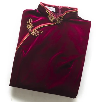 Solid Color Long Sleeve Cheongsam Dress 2020 New Winter High Waist Was Thin Over the Knee Gold Velvet Hip Elegant Dress
Solid Color Long Sleeve Cheongsam Dress 2020 New Winter High Waist Was Thin Over the Knee Gold Velvet Hip Elegant Dress