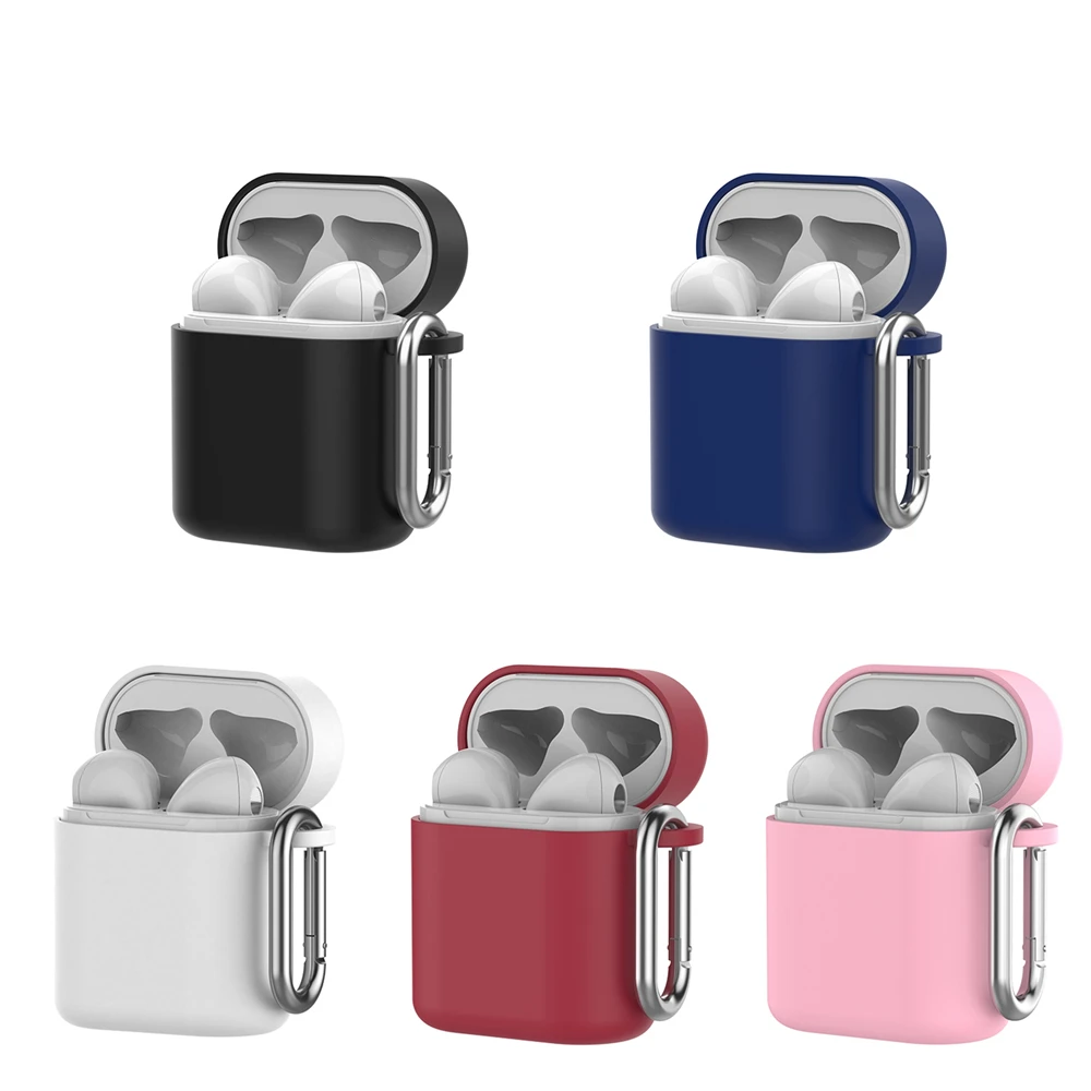 Silicone Protective Case for Huawei Freebuds 2 / Honor Flypods pro Wireless Bluetooth Earphone Anti Shock Cover with Carabiner
Silicone Protective Case for Huawei Freebuds 2 / Honor Flypods pro Wireless Bluetooth Earphone Anti Shock Cover with Carabiner