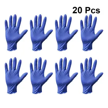 20Pcs Disposable Nitrile Gloves Resistant Gloves Level 5 Hands Protection Cover Cleaning Gloves For Kitchen Bathroom (Blue)
20Pcs Disposable Nitrile Gloves Resistant Gloves Level 5 Hands Protection Cover Cleaning Gloves For Kitchen Bathroom (Blue)