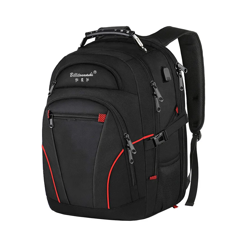 Men's Backpack Business Waterproof Backpack Large Capacity Travel Bag Office Computer Bag Casual School Bag