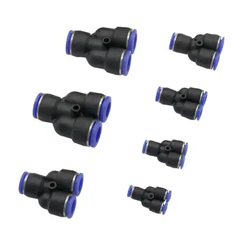 4/6/8/10/12/14/16mm Y Shaped Quick Connect PVC Connector PU/PE/Nylon Water Pipe Coupling Joints Pneumatic Fittings 3 Pcs 
4/6/8/10/12/14/16mm Y Shaped Quick Connect PVC Connector PU/PE/Nylon Water Pipe Coupling Joints Pneumatic Fittings 3 Pcs