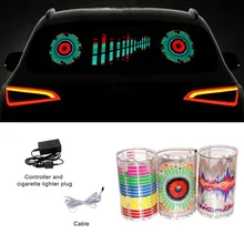90*25cm Car LED Music Rhythm Flash Light Sound Activated Sensor Equalizer Rear Windshield Sticker Styling Neon Lamp Accessories
90*25cm Car LED Music Rhythm Flash Light Sound Activated Sensor Equalizer Rear Windshield Sticker Styling Neon Lamp Accessories