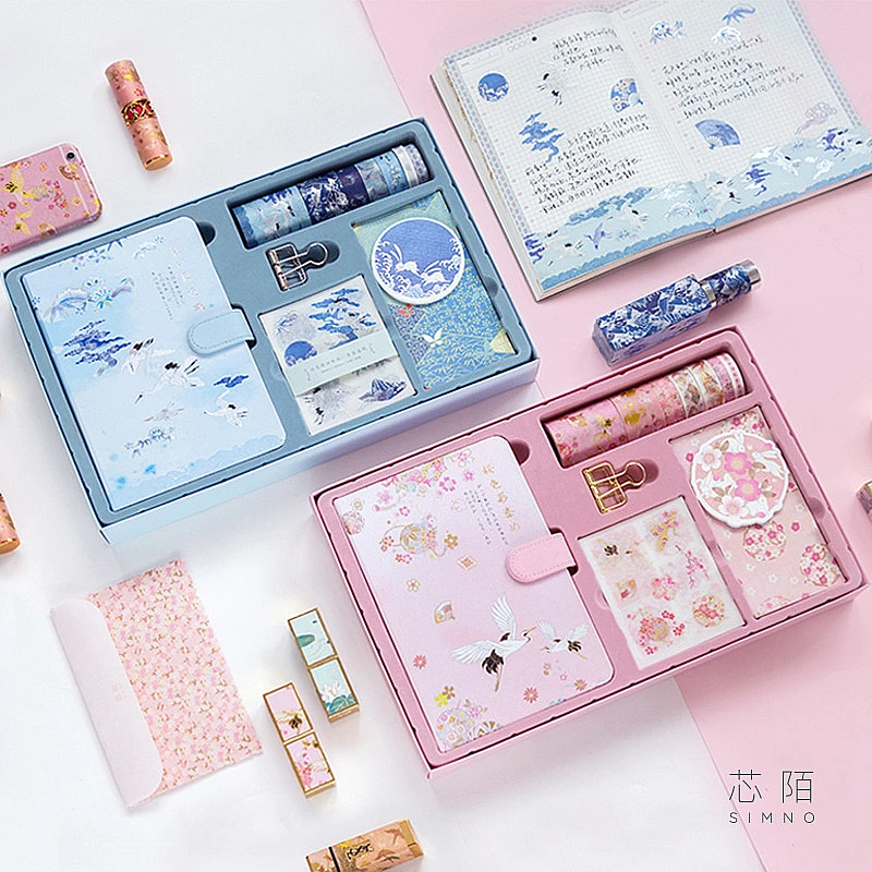 Pink Journal Loose-leaf Diary Kawaii Travel Notebook Spiral Note Book Scrapbook and Handbook with DIY tool set
Pink Journal Loose-leaf Diary Kawaii Travel Notebook Spiral Note Book Scrapbook and Handbook with DIY tool set