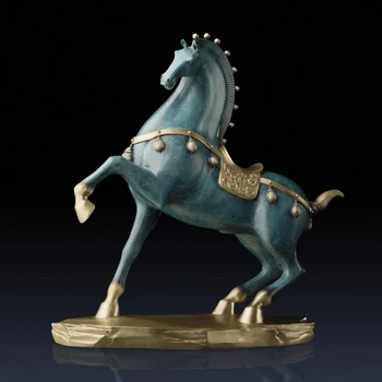 13.3in Chinese zodiac Animal Art Deco Pure Brass painted Tang Horse sculpture Decoration Home Furnishings Gift Statue
13.3in Chinese zodiac Animal Art Deco Pure Brass painted Tang Horse sculpture Decoration Home Furnishings Gift Statue