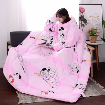 Multifunction Lazy Quilt Fine Stitching With Sleeves Winter Warm Thickened Machine washable Quilt Blanket BV789 
Multifunction Lazy Quilt Fine Stitching With Sleeves Winter Warm Thickened Machine washable Quilt Blanket BV789