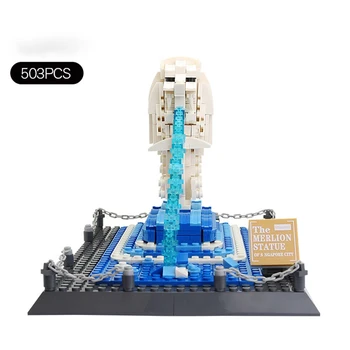 503pcs Building Block Model Compatible With Singapore Merlion Model Building Block Collectible Toy MOC Toy Children gift
503pcs Building Block Model Compatible With Singapore Merlion Model Building Block Collectible Toy MOC Toy Children gift