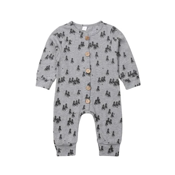Long sleeve comfortable romper infant baby boy girl jumpsuit pine print warm autumn winter baby clothes
Long sleeve comfortable romper infant baby boy girl jumpsuit pine print warm autumn winter baby clothes