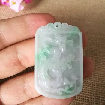 Pure natural A-product jadeite stone Chinese Dragon Mascot Hand carving Jade Nephrite mineral crystals Pendant Best Gifts
Pure natural A-product jadeite stone Chinese Dragon Mascot Hand carving Jade Nephrite mineral crystals Pendant Best Gifts