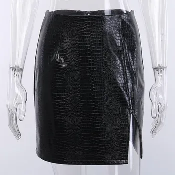 PU Leather Summer Skirts Women Ladies Short Mini Skirt High Waist Faux Leather Tight Sheath Slim Fit Pencil Skirt Punk Clubwear
PU Leather Summer Skirts Women Ladies Short Mini Skirt High Waist Faux Leather Tight Sheath Slim Fit Pencil Skirt Punk Clubwear