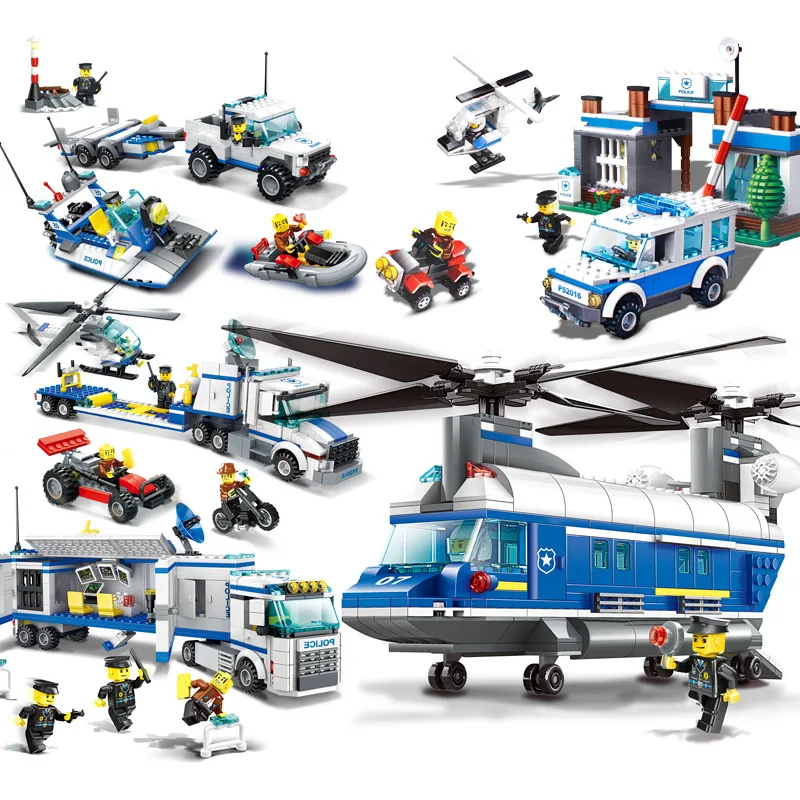 2019 City Police Station Helicopter Figures Set Building Blocks Brick Compatible Ciy Model Educational Toy for Children Kid Gift
2019 City Police Station Helicopter Figures Set Building Blocks Brick Compatible Ciy Model Educational Toy for Children Kid Gift