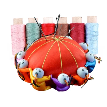 10cm Freestanding With 10 Dolls Needle Pin Cushion Cross Stitch Chinese Style DIY Handcraft Tool Round Base Quilting Accessories
10cm Freestanding With 10 Dolls Needle Pin Cushion Cross Stitch Chinese Style DIY Handcraft Tool Round Base Quilting Accessories