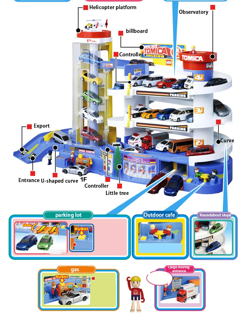 tomica parking garage