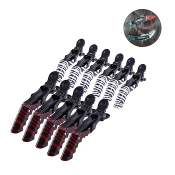 10pcs Chic Long Mouth Clip Hair Styling Clips Partition Clamp for Barber Shop
10pcs Chic Long Mouth Clip Hair Styling Clips Partition Clamp for Barber Shop