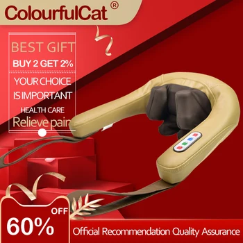 Shiatsu Neck and Shoulder Massager with Heat Deep Tissue 6D Electric Kneading Pillow Massager for Neck Back Shoulder Muscle Pain
Shiatsu Neck and Shoulder Massager with Heat Deep Tissue 6D Electric Kneading Pillow Massager for Neck Back Shoulder Muscle Pain