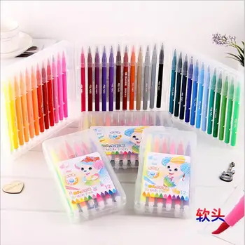 Washable Brush Pen Set Soft Tip Painting Calligraphy Pen Lettering Sketching Coloring Children Watercolor Drawing Marker Pen Set
Washable Brush Pen Set Soft Tip Painting Calligraphy Pen Lettering Sketching Coloring Children Watercolor Drawing Marker Pen Set