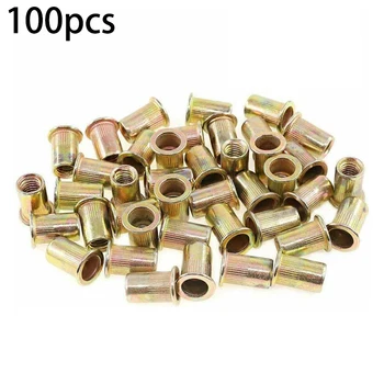 100pcs Rivet Nut M8 5/16" Inserts Nutsert Blind Rivets Carbon Steel Zinc Plated Rivet Nuts Practical Tools
100pcs Rivet Nut M8 5/16" Inserts Nutsert Blind Rivets Carbon Steel Zinc Plated Rivet Nuts Practical Tools