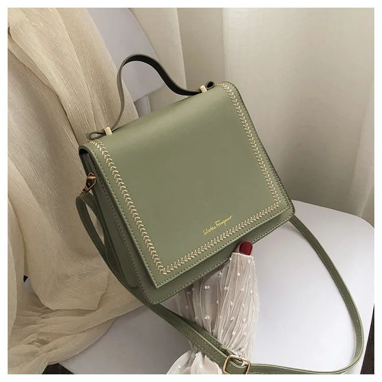 Candy-Colored WOMEN'S Bag 2019 Korean-style New Style Embroidery Handbag High Grade Sense Oil Wax Leather Shoulder Small Square
Candy-Colored WOMEN'S Bag 2019 Korean-style New Style Embroidery Handbag High Grade Sense Oil Wax Leather Shoulder Small Square