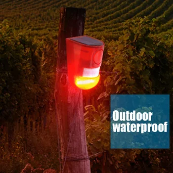 New Solar Alarm Light Wireless IP65 Waterproof Motion Sensor Outdoor Security Alarm System 110 Decibels for Farm XD88
New Solar Alarm Light Wireless IP65 Waterproof Motion Sensor Outdoor Security Alarm System 110 Decibels for Farm XD88