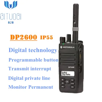 DP2600 VHF UHF radio 136-174MHz 403-527MHz tow-way digital analog walkie talkie with one to one calling 128channel
DP2600 VHF UHF radio 136-174MHz 403-527MHz tow-way digital analog walkie talkie with one to one calling 128channel